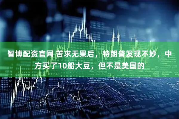 智博配资官网 苦求无果后，特朗普发现不妙，中方买了10船大豆，但不是美国的