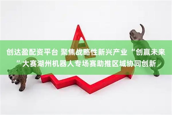 创达盈配资平台 聚焦战略性新兴产业 “创赢未来”大赛湖州机器人专场赛助推区域协同创新