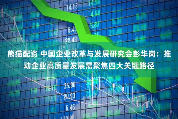 熊猫配资 中国企业改革与发展研究会彭华岗：推动企业高质量发展需聚焦四大关键路径