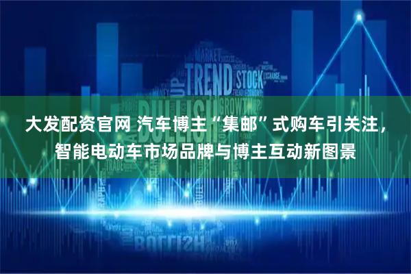 大发配资官网 汽车博主“集邮”式购车引关注，智能电动车市场品牌与博主互动新图景
